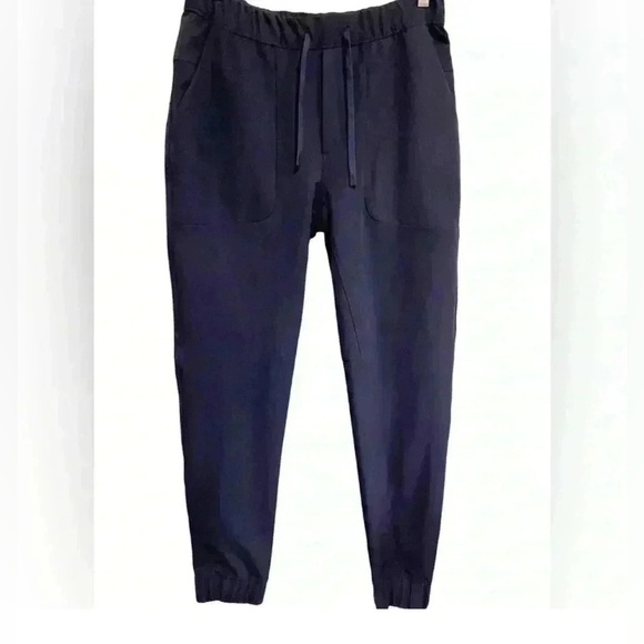 Zyia Navy Blue Drawstring Waist Joggers - Picture 1 of 11